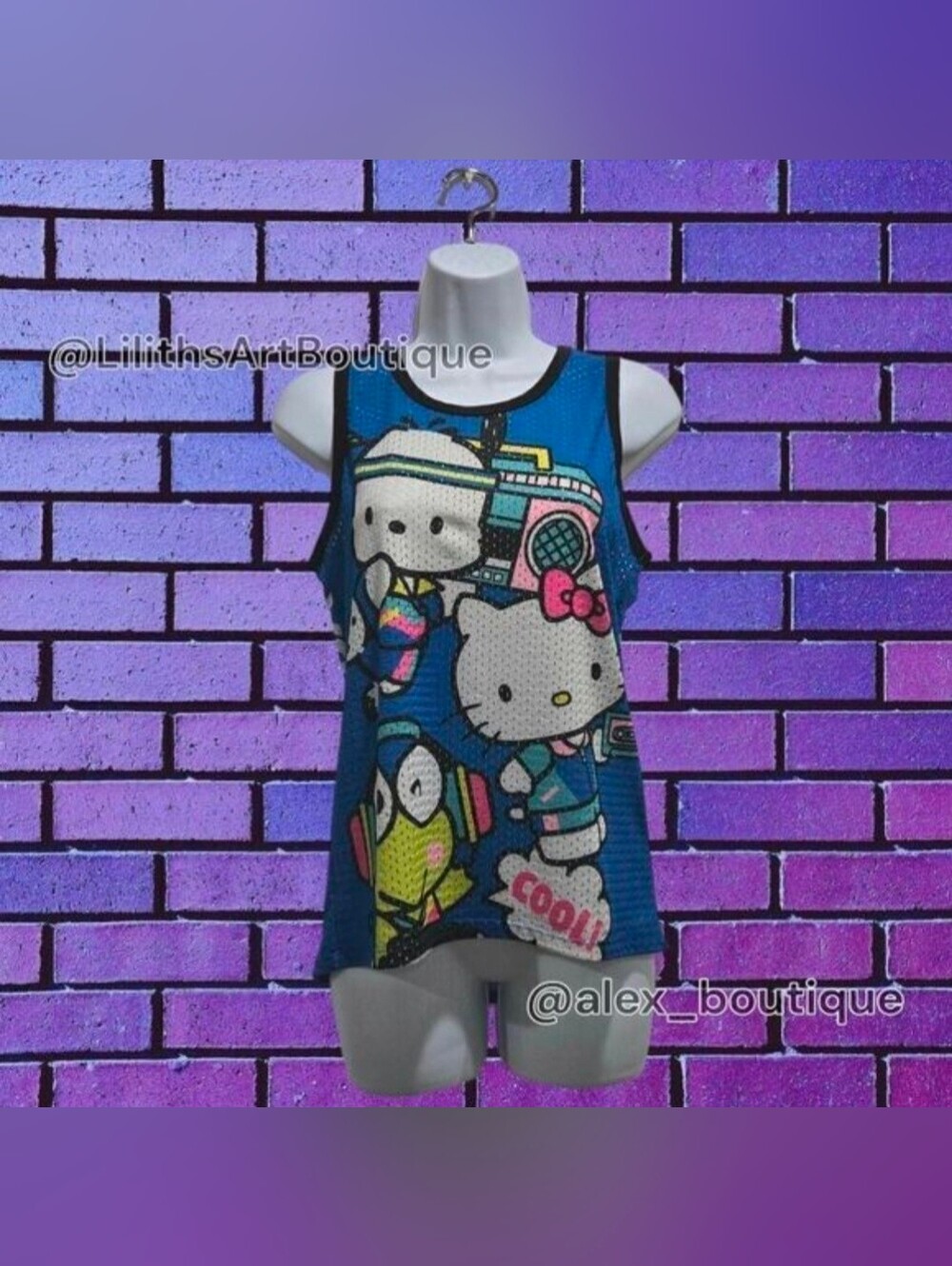 🖤Zumba × Hello Kitty & Friends Mesh Tank (H030)- Size Xs for Women - Picture 4 of 7